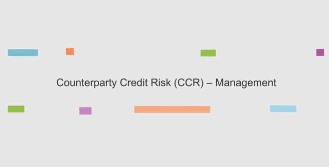 Counterparty Credit Risk (CCR) - Management