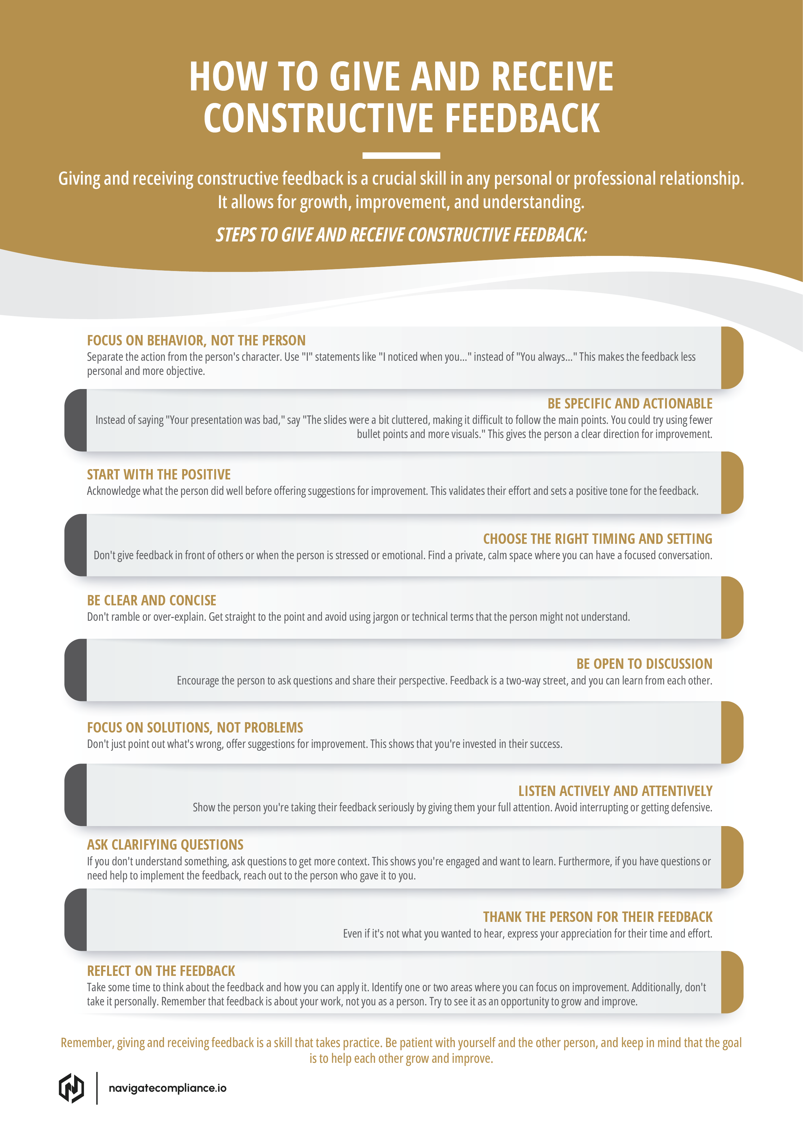HOW TO GIVE AND RECEIVE CONSTRUCTIVE FEEDBACK-image
